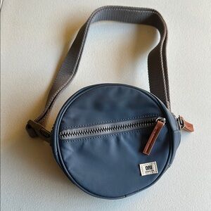 Blue Round Crossbody Bag